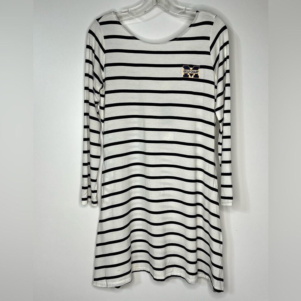 Yelette Long Sleeve Short TShirt Dress Mississippi Gulf Coast Long Sleeve Medium